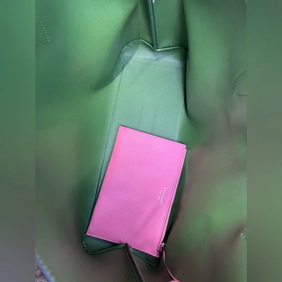 KATE SPADE ALL DAY CUCUMBER FLORAL LARGE TOTE BAG - Picture 13 of 13